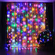 Instalatie 3 x 2.8 M, ploaie de lumini, 8 jocuri, 400 LED, MULTICOLOR